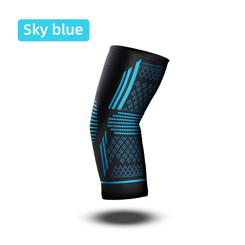 Sports elbow protection with four-way elastic