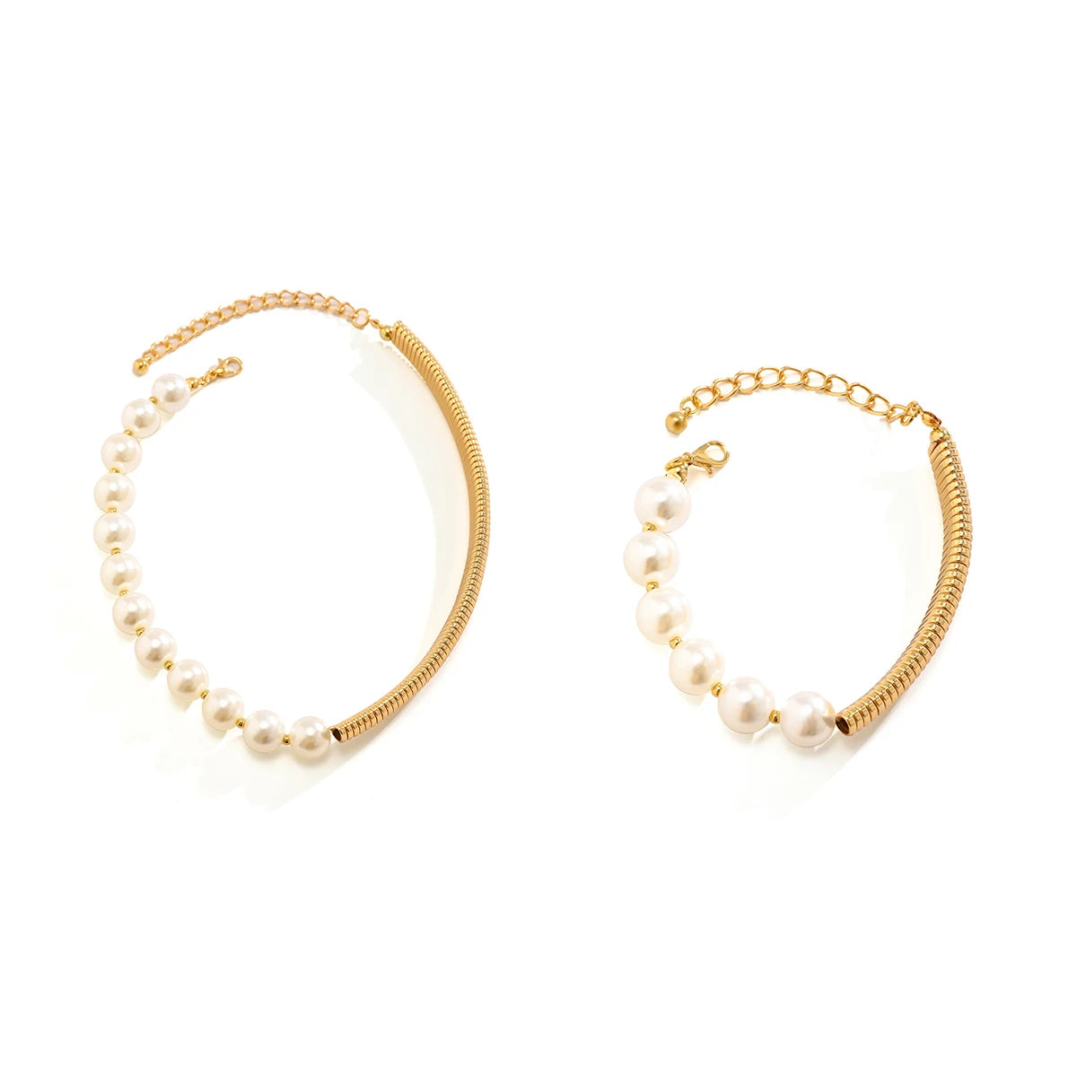 Pearl Short Choker Necklace Women