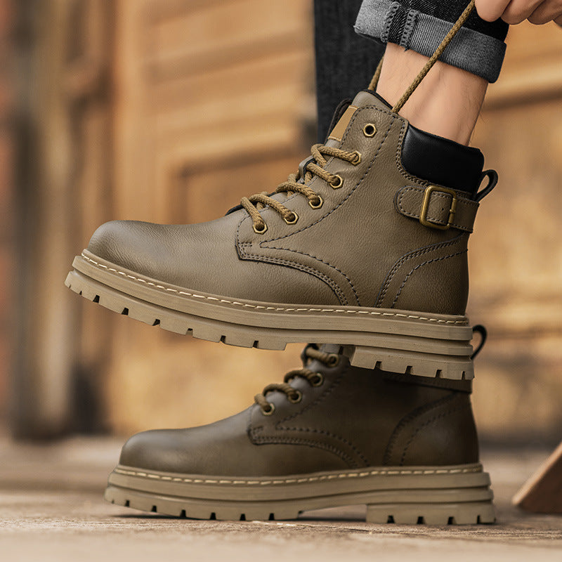 high top men's workwear boots