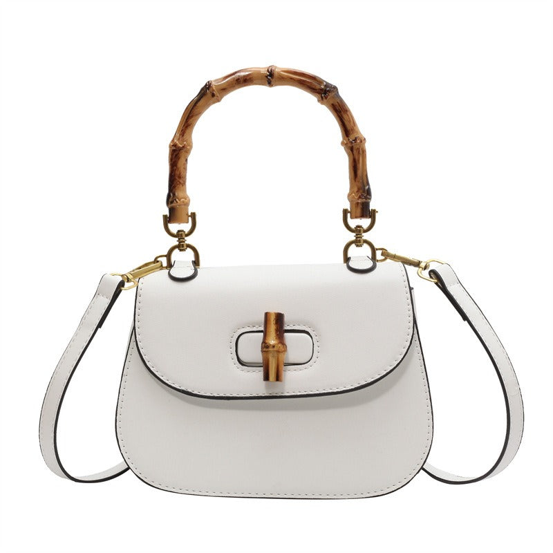 Handheld bamboo bag women's