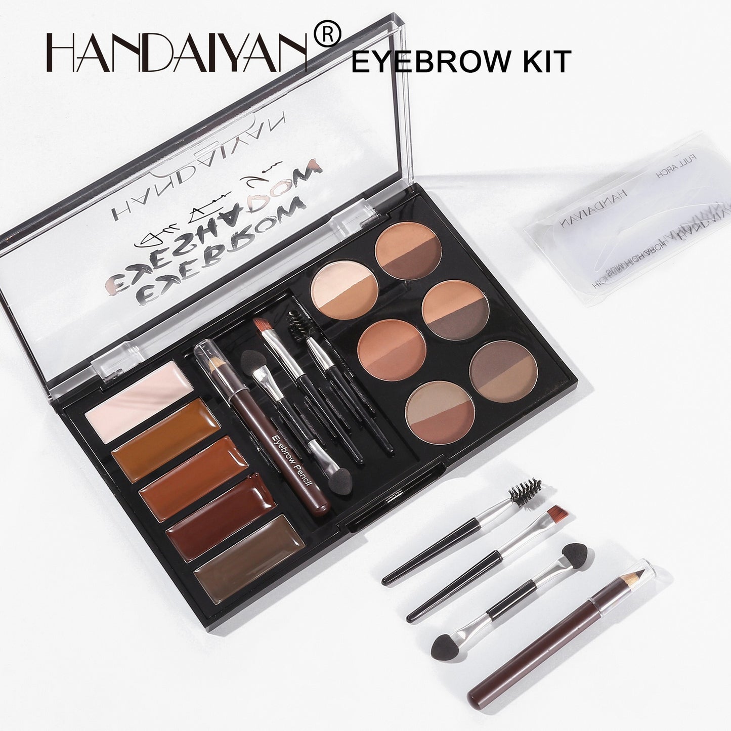 Brow Stamp Kit Tattoo Makeup Contour Waterproof
