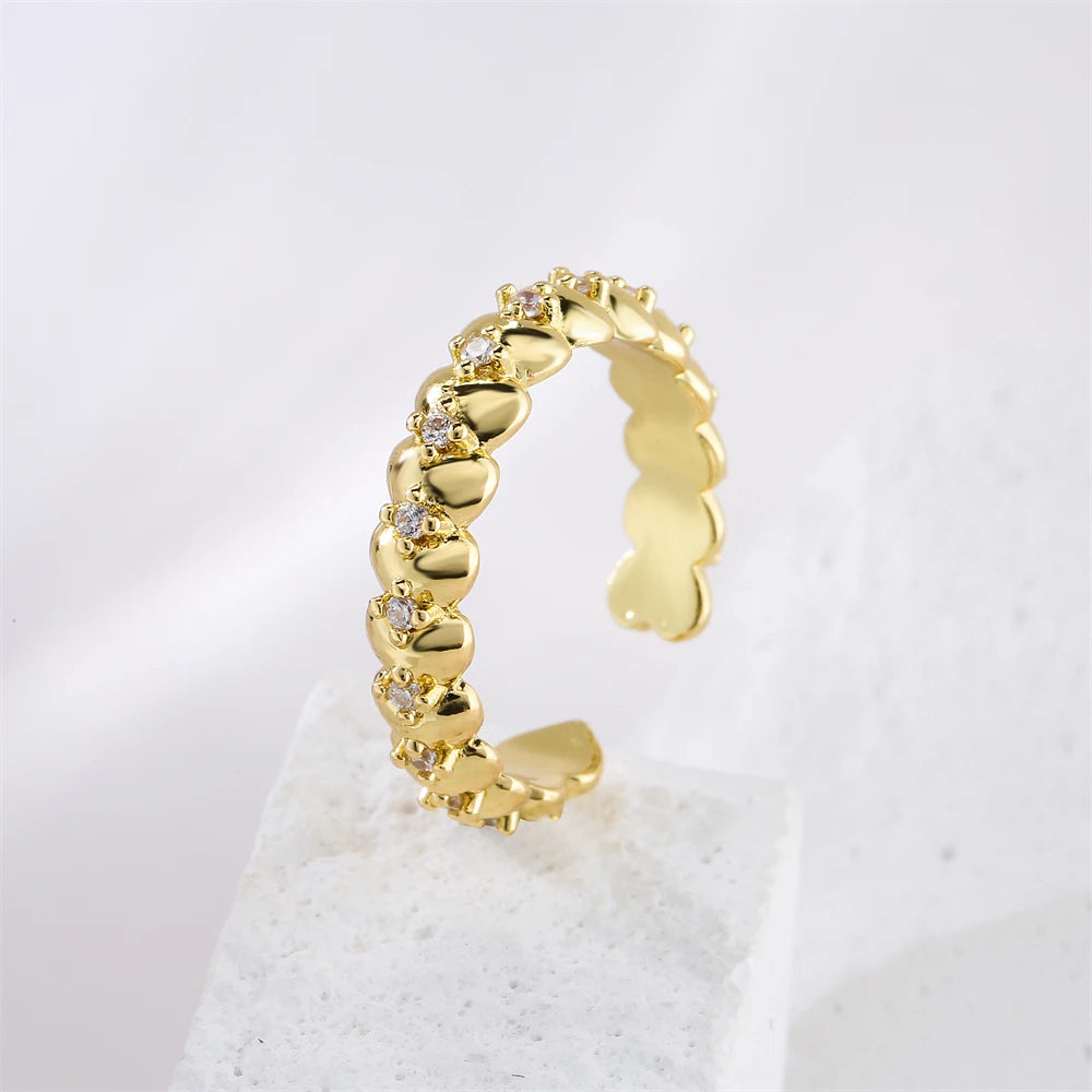 Gold Wedding Jewelry Female Luxury