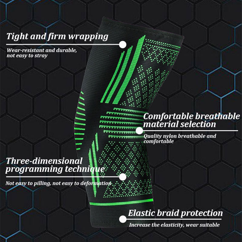 Sports elbow protection with four-way elastic