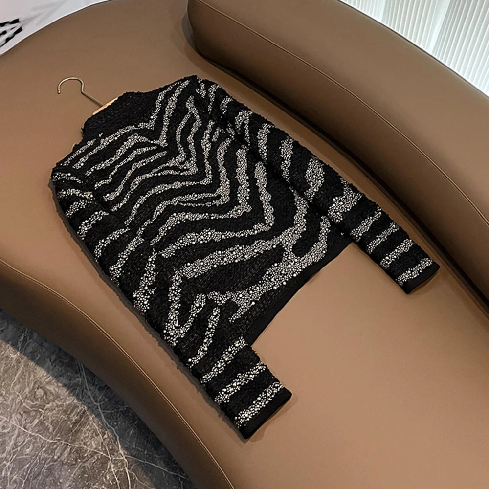 Cloth Long Sleeve Double-breasted Blazer