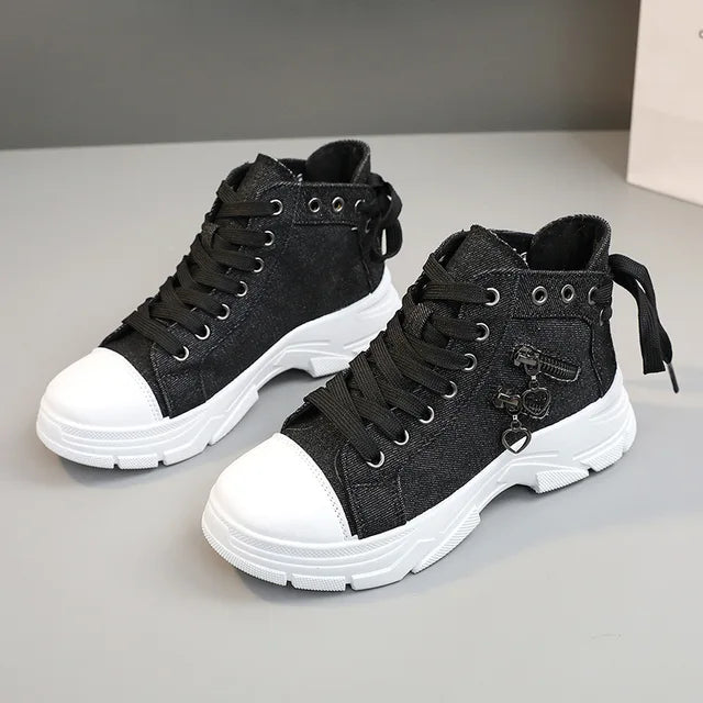 SpringNew Canvas High-top Women Shoes