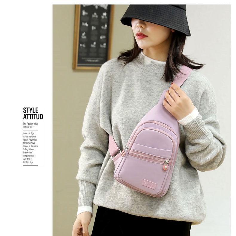 multi-layer chest bag for women