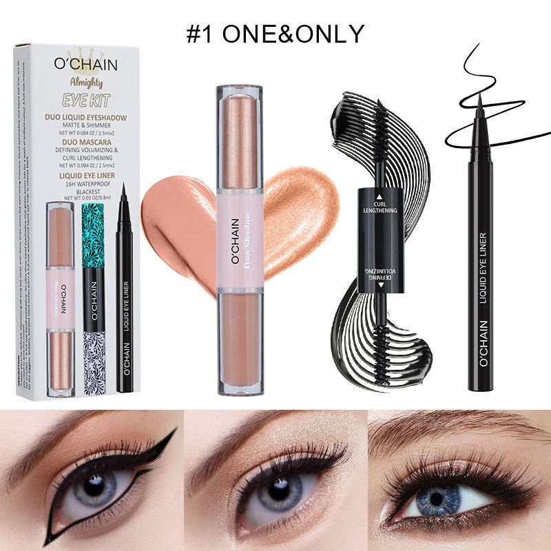 O'CHAI NMascara, long, thick, curling eyeliner