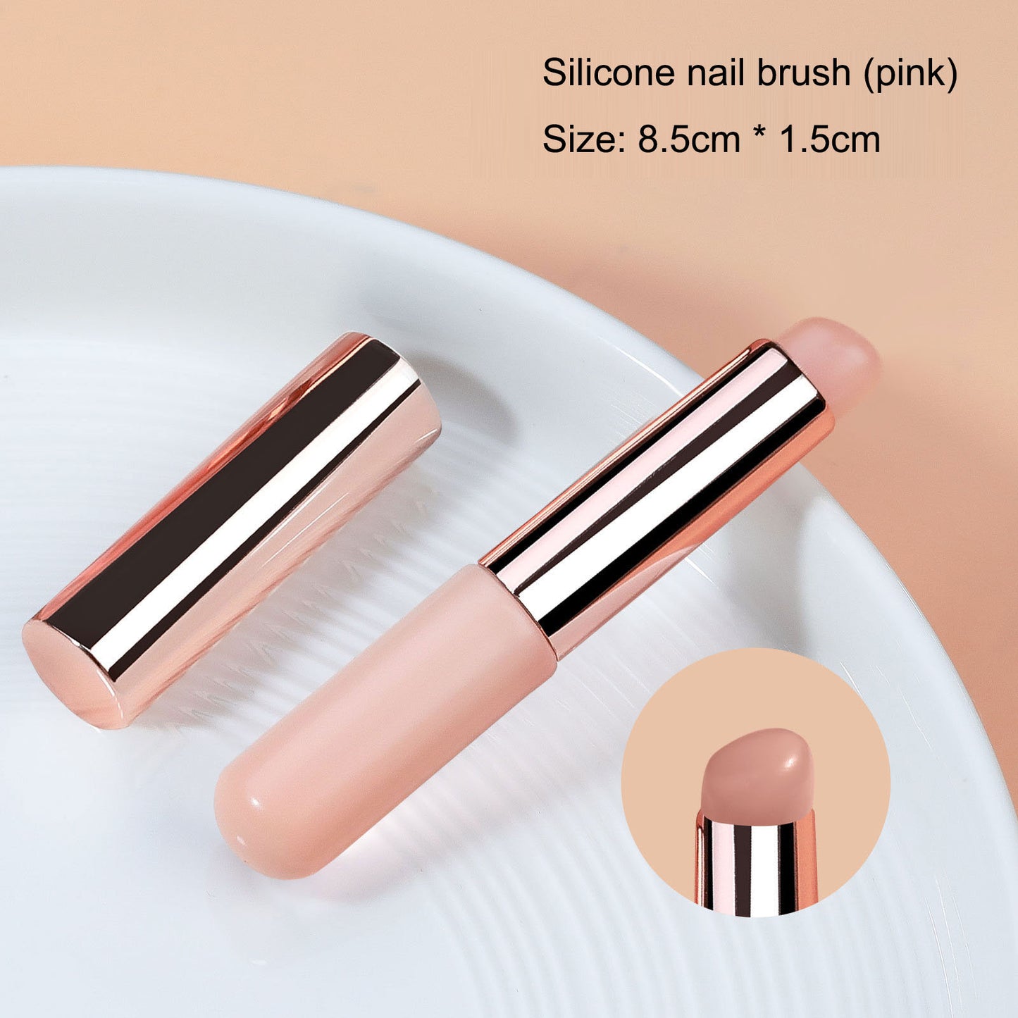 Nail Patching Gel Gradient Halo Dye Silicone Brush