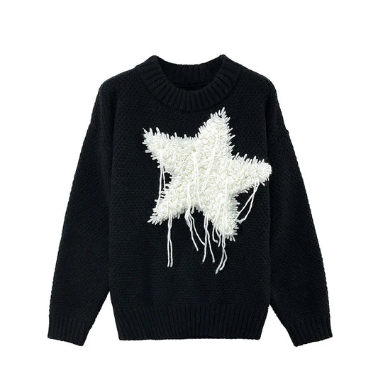 Stella Star Sweater Black & White