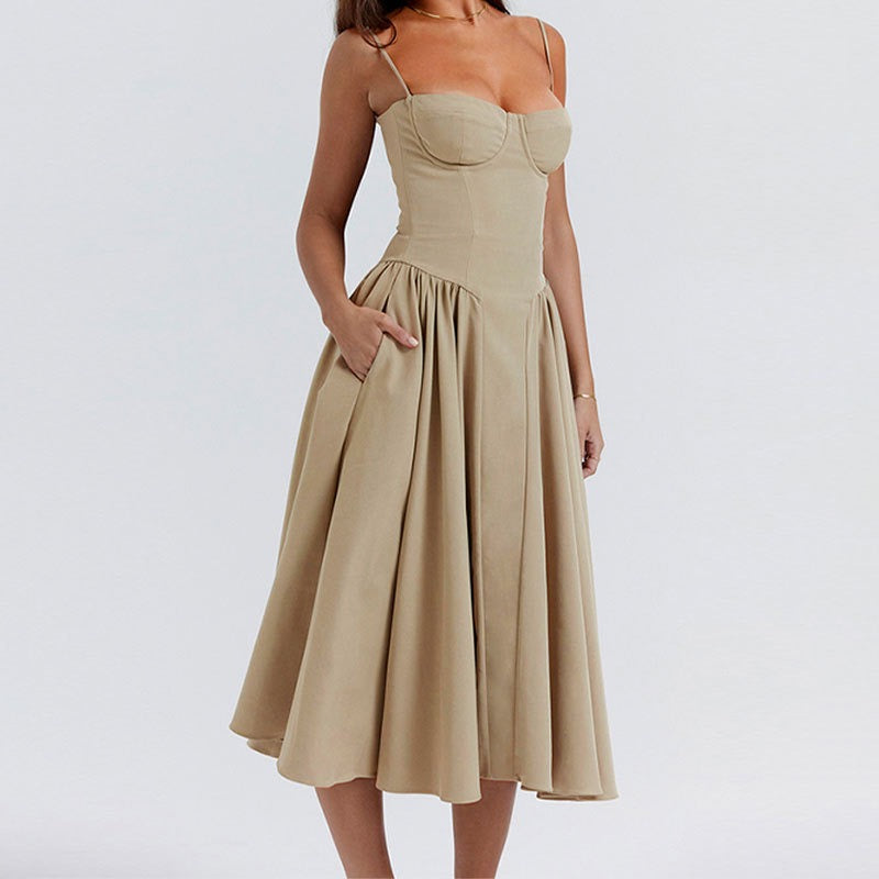 women's dress, French retro style