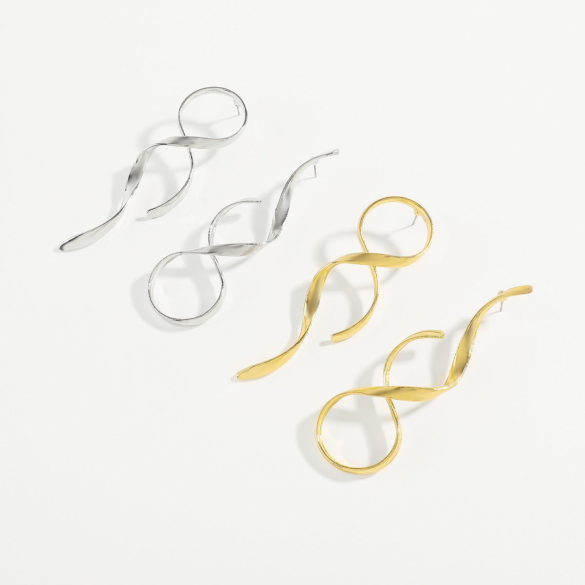 minimalist geometric surround earringS