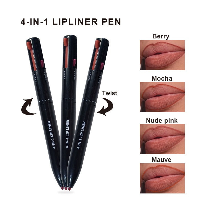 4 in 1 makeup lip liner lipstick 4in1 makeup pen