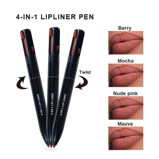 4 in 1 makeup lip liner lipstick 4in1 makeup pen