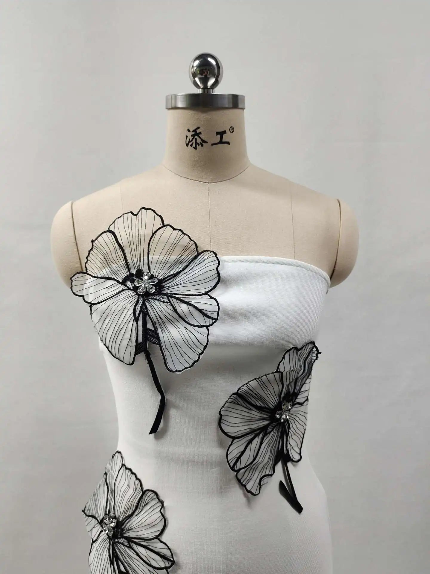 High Quality Women Sexy Strapless Bodycon