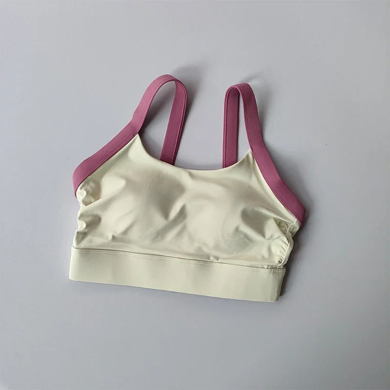 Cross Back Integrated Yoga Set 2PCS Sports