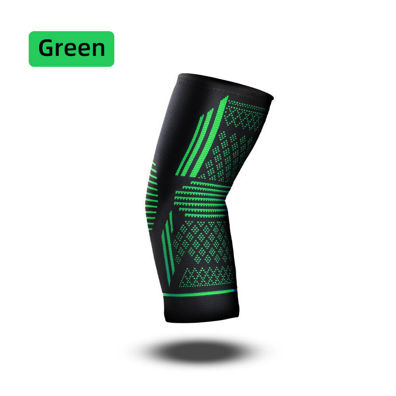 Sports elbow protection with four-way elastic
