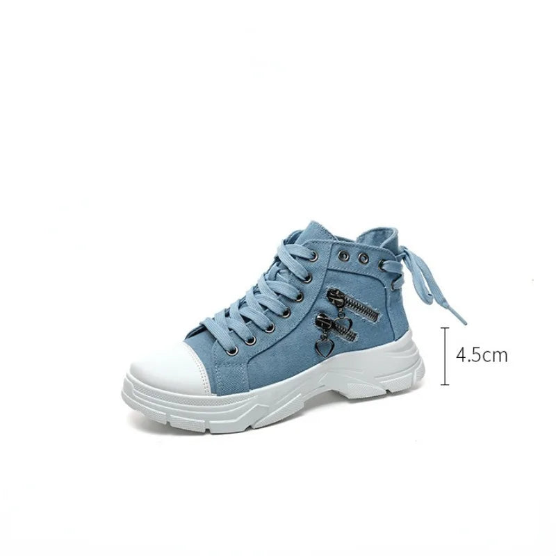 SpringNew Canvas High-top Women Shoes