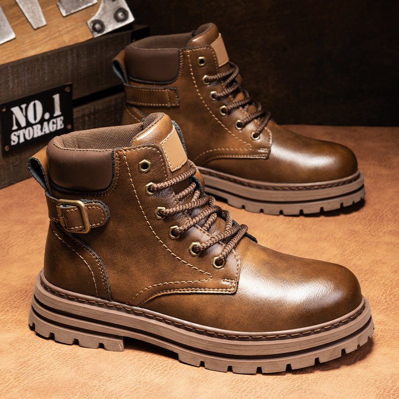 high top men's workwear boots