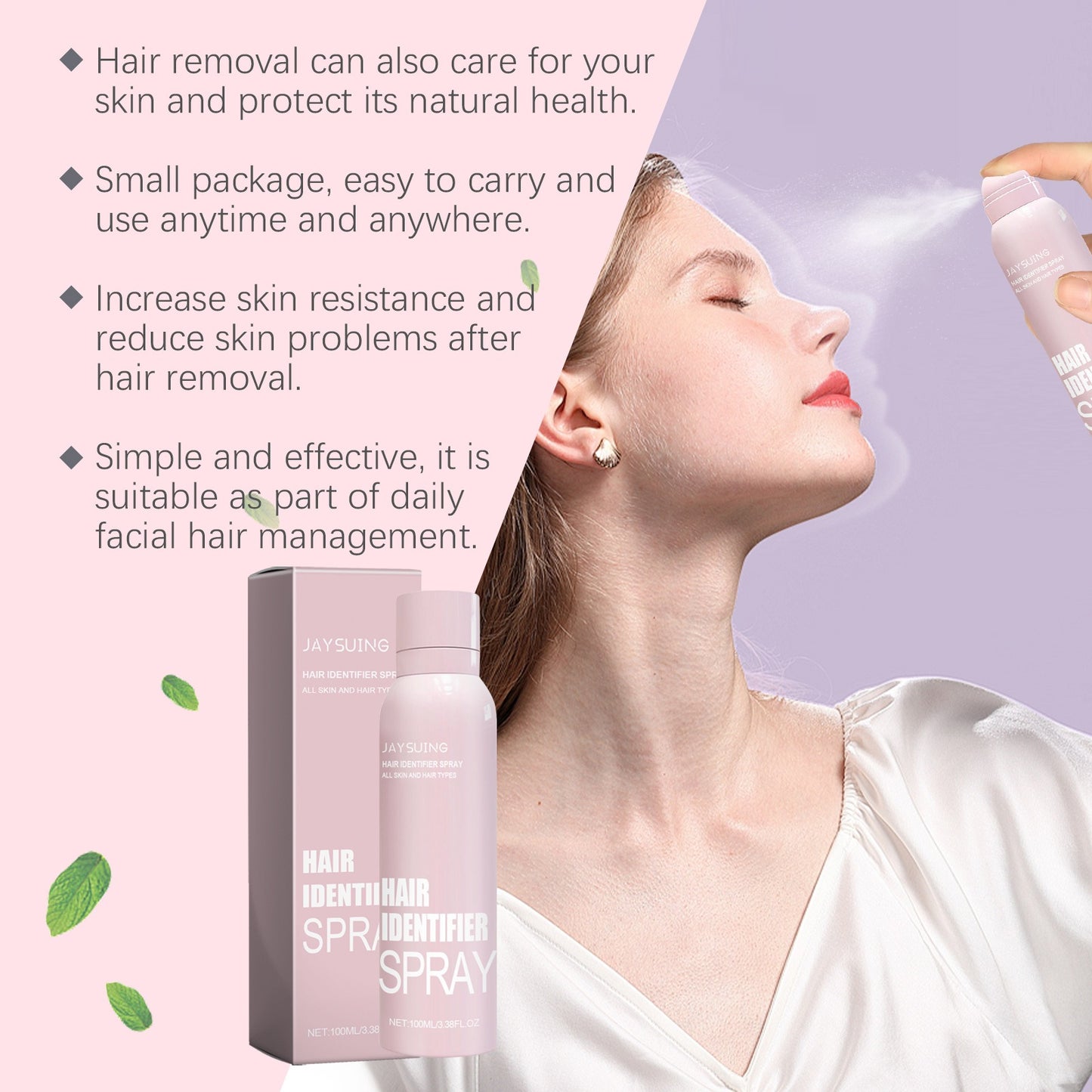 formula face spray hair Removal