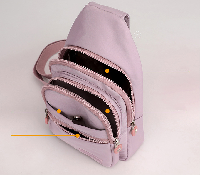 multi-layer chest bag for women