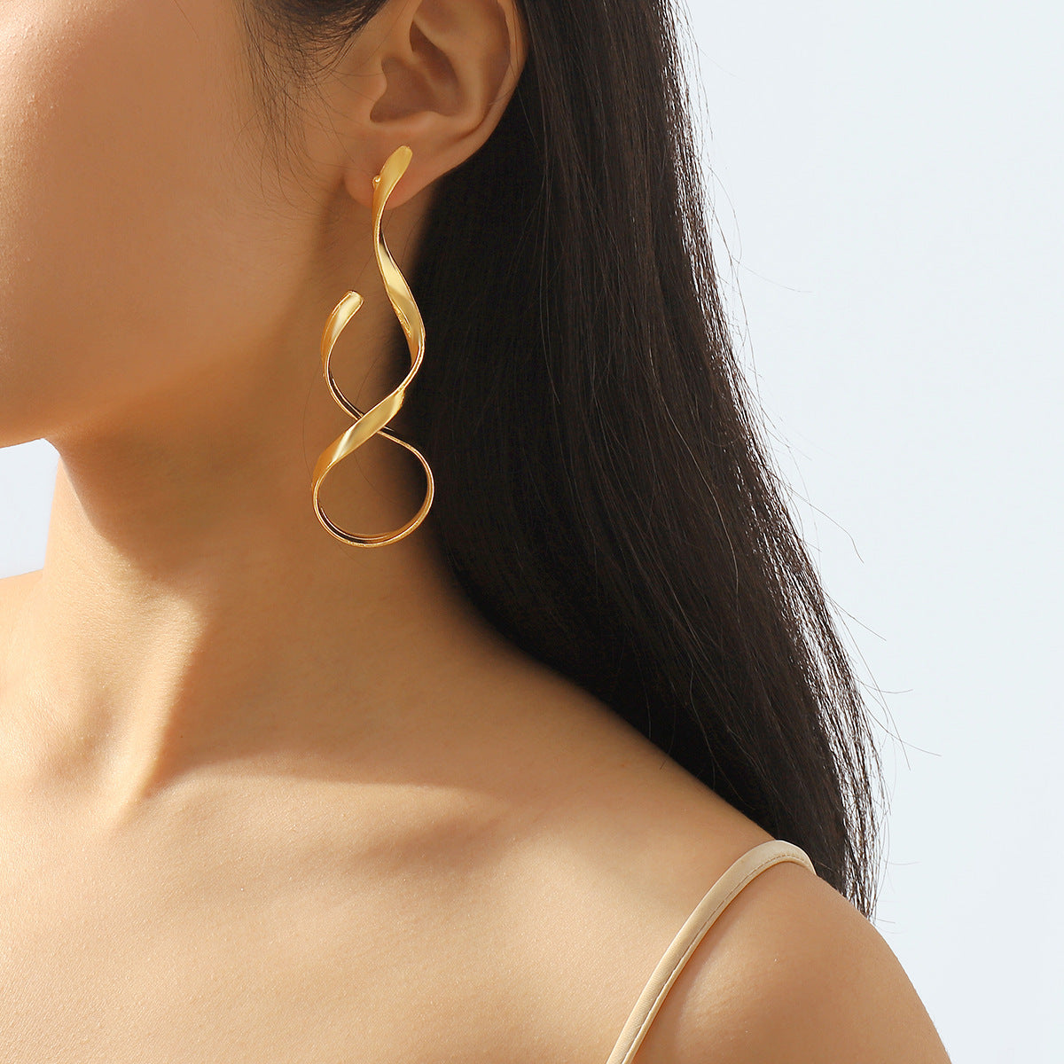 minimalist geometric surround earringS