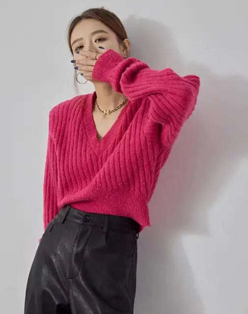 Sweater Crop Tops Streetwear