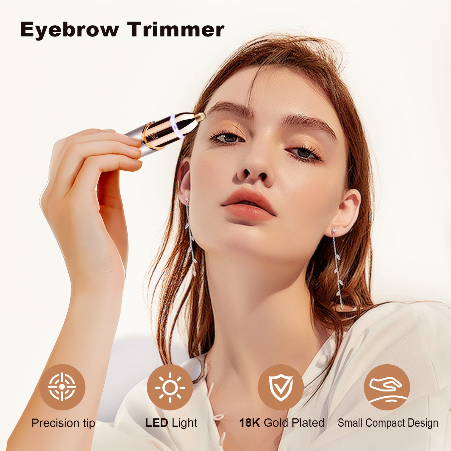 Eyebrow and Facial Hair Remover for Women 2 in 1