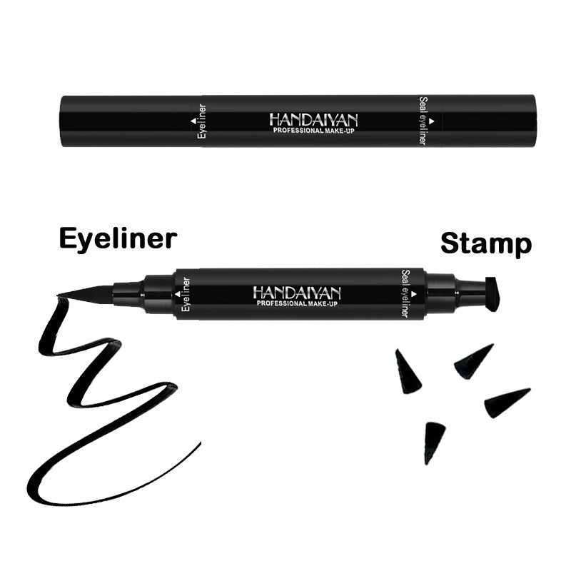 double-headed black triangle seal eyeliner