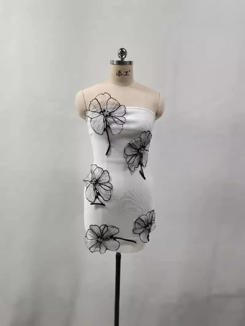 High Quality Women Sexy Strapless Bodycon