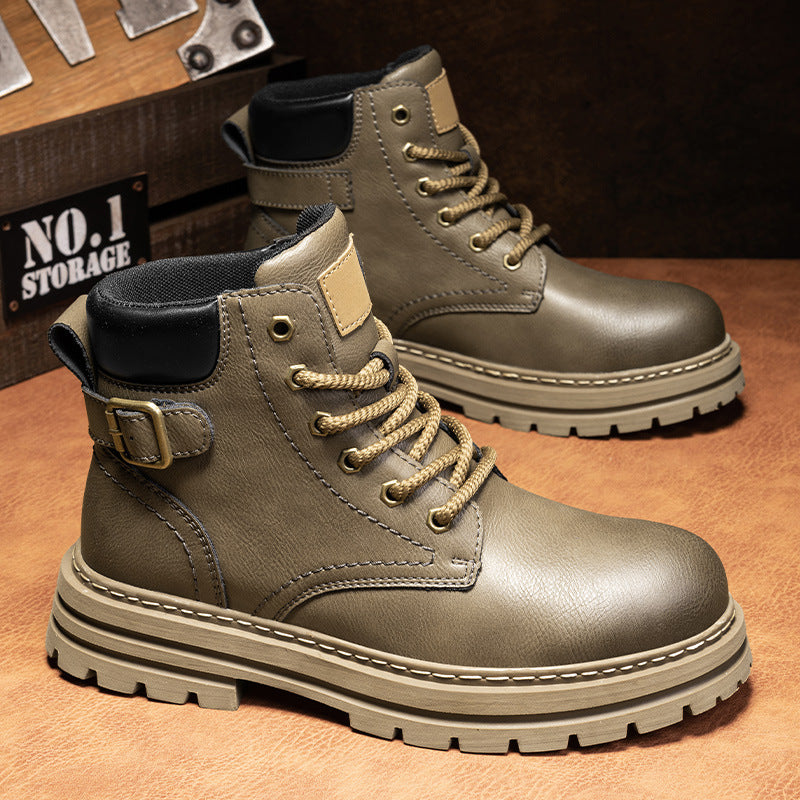 high top men's workwear boots
