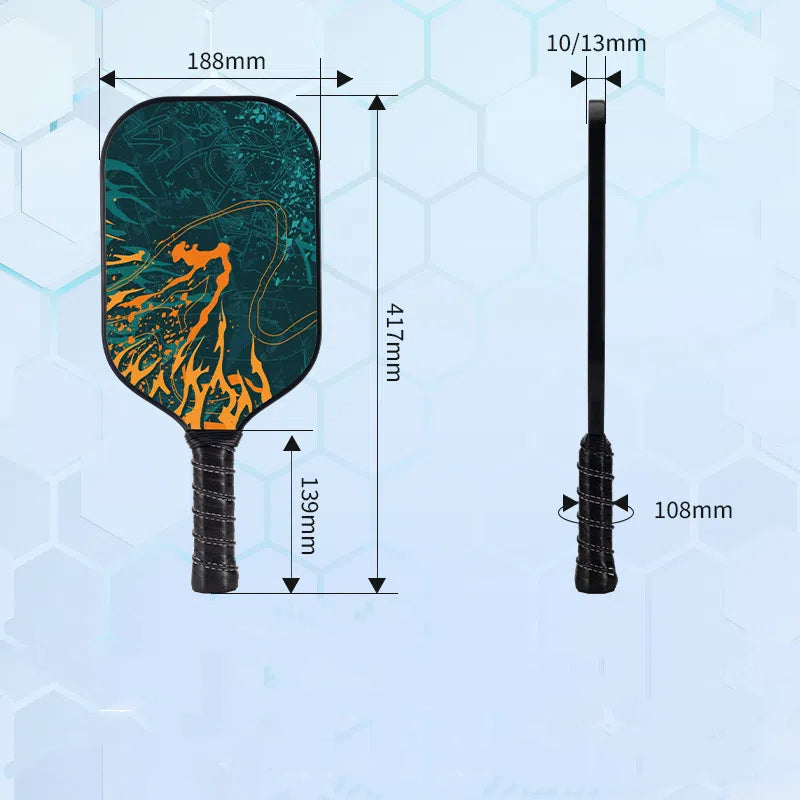 Pickle racket PP honeycomb core fiberglass Pickle racket Carbon fiber Pickle racket