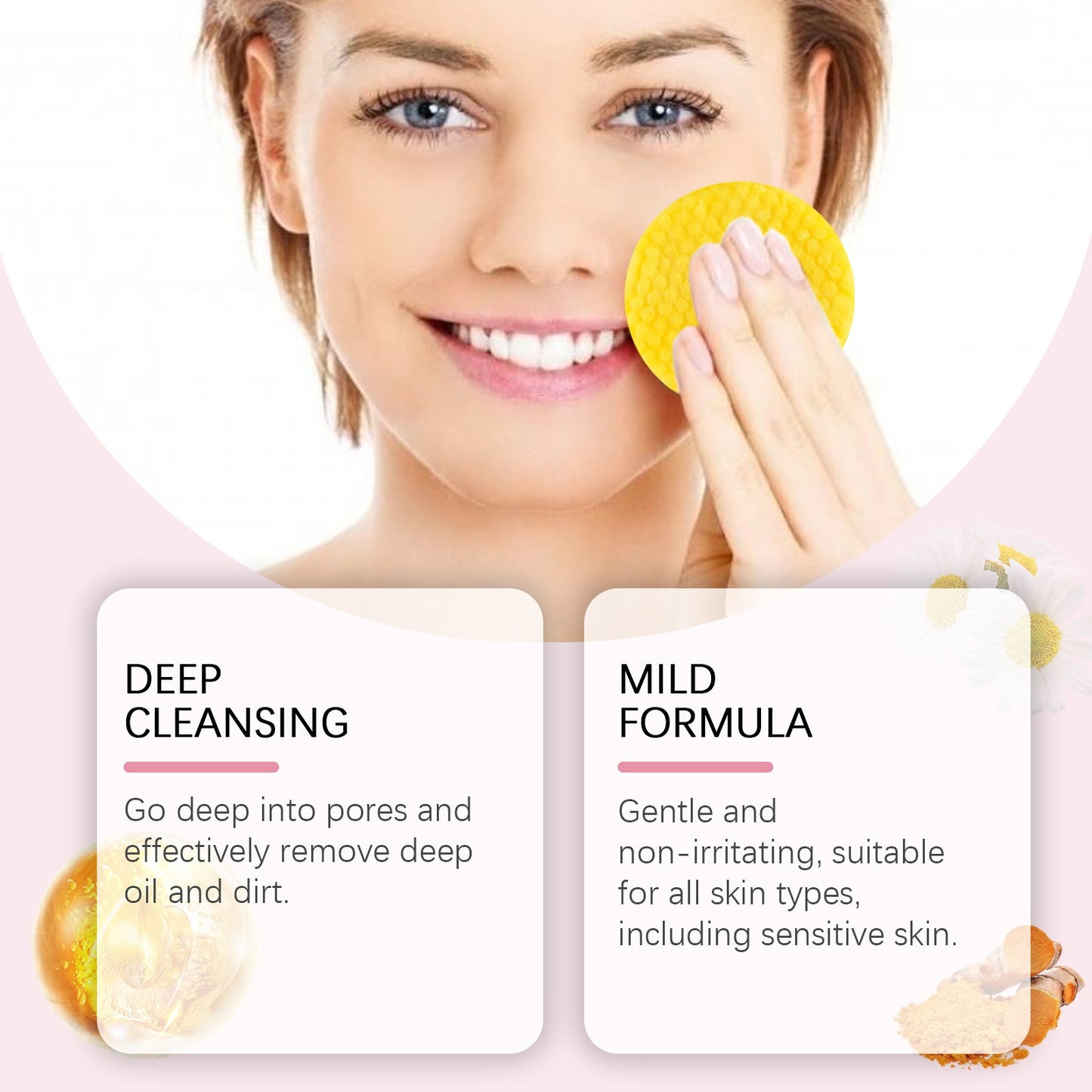 Turmeric Kojic Acid Cleansing Pads Exfoliating