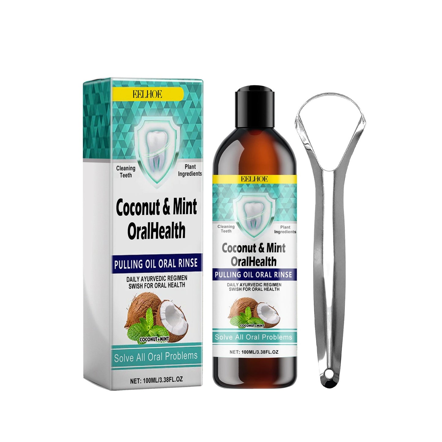 Oral Coconut Oil Mouthwash Removes