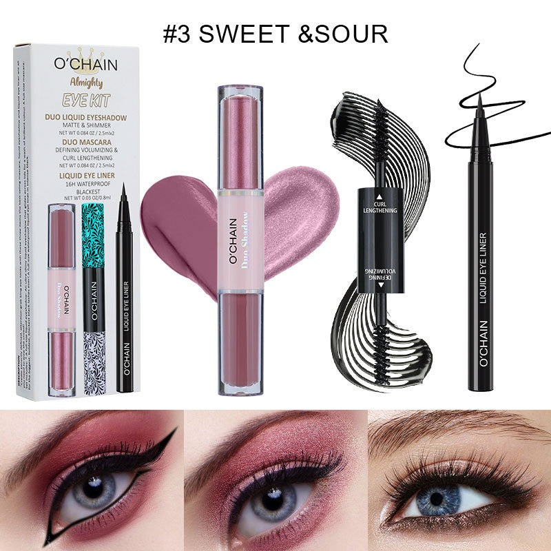 O'CHAI NMascara, long, thick, curling eyeliner