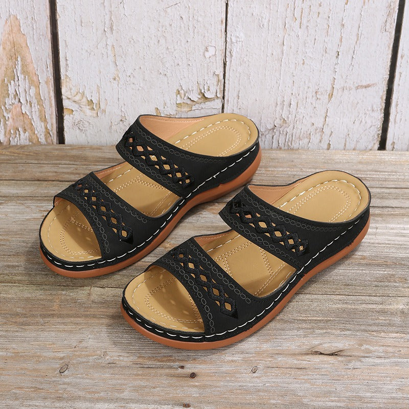 one line sandals for women