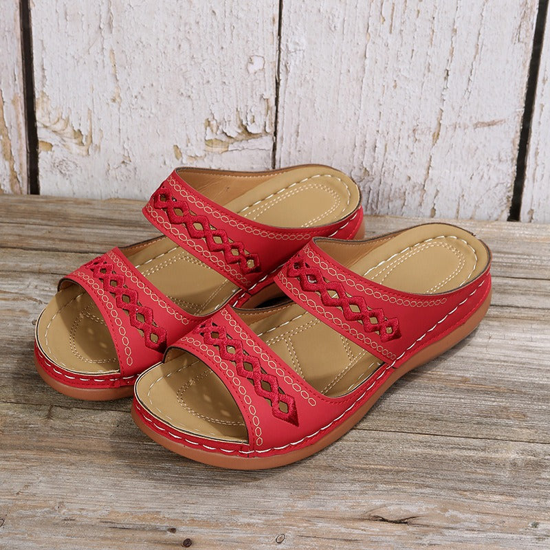 one line sandals for women