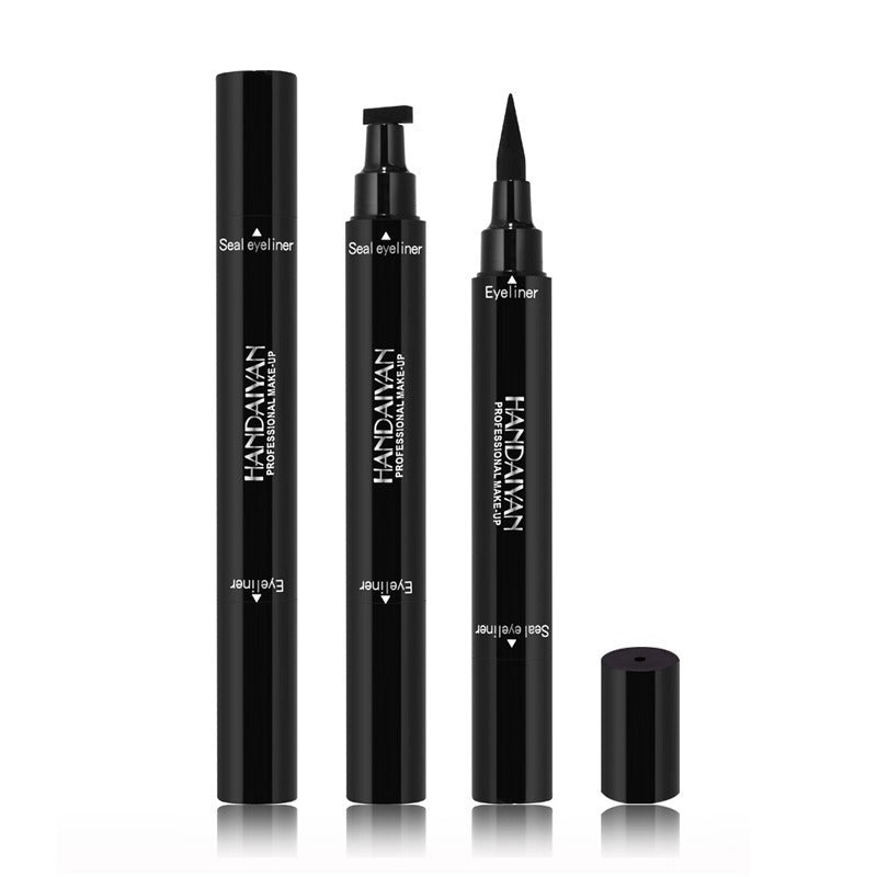 double-headed black triangle seal eyeliner