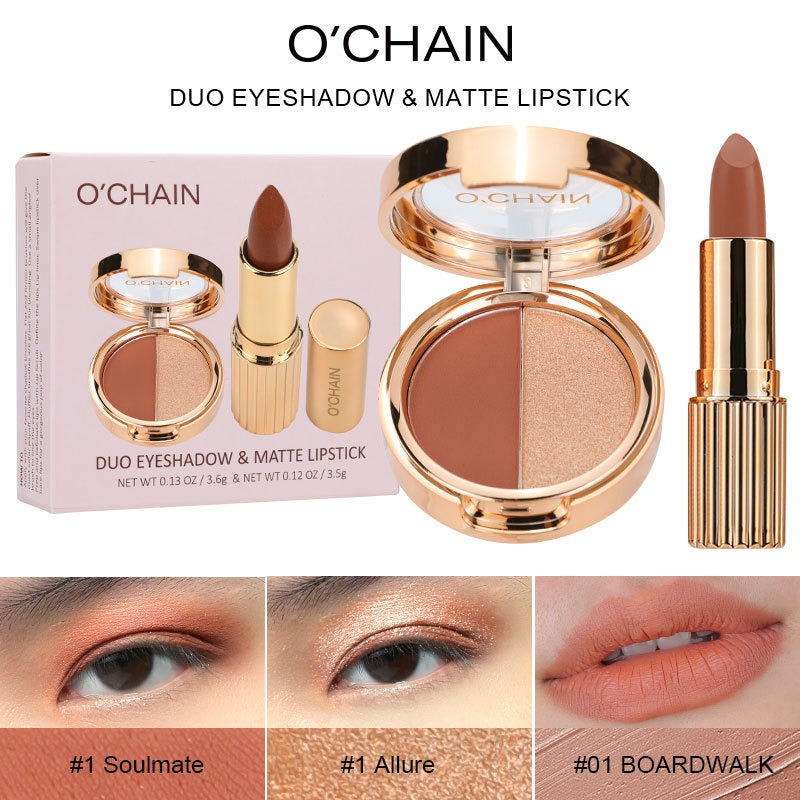 O'CHAIN Pearlescent two-colorMatte lipstick