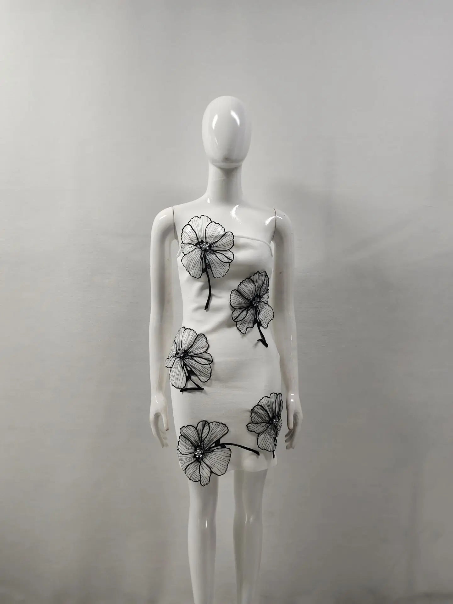 High Quality Women Sexy Strapless Bodycon