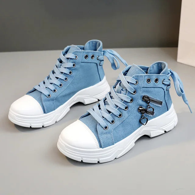 SpringNew Canvas High-top Women Shoes