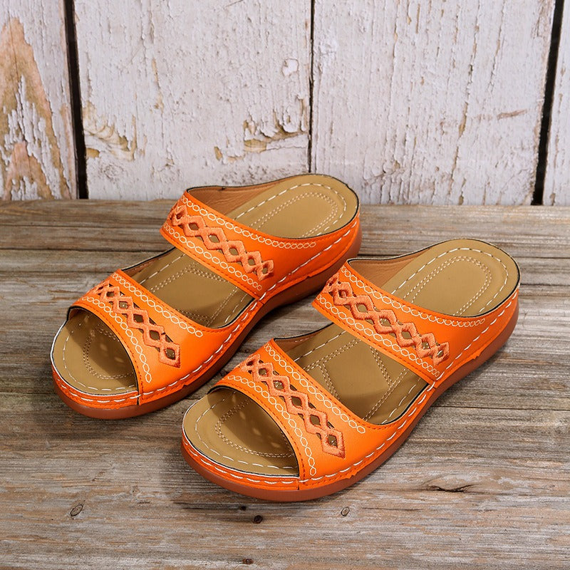 one line sandals for women