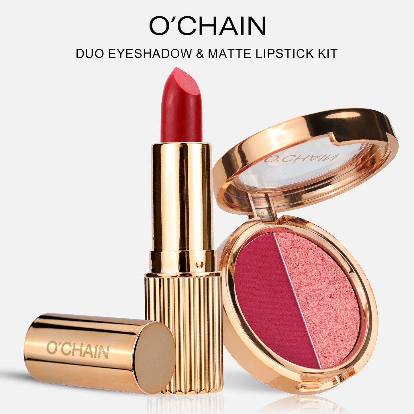 O'CHAIN Pearlescent two-colorMatte lipstick