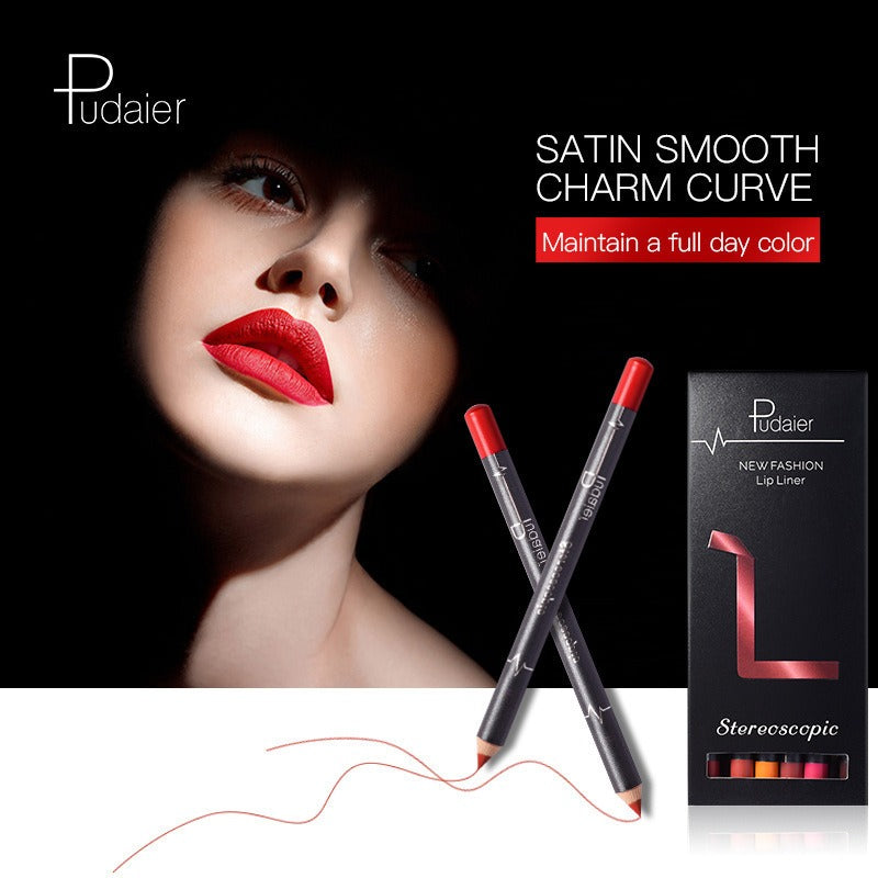 Pudaier twelve-color lip liner