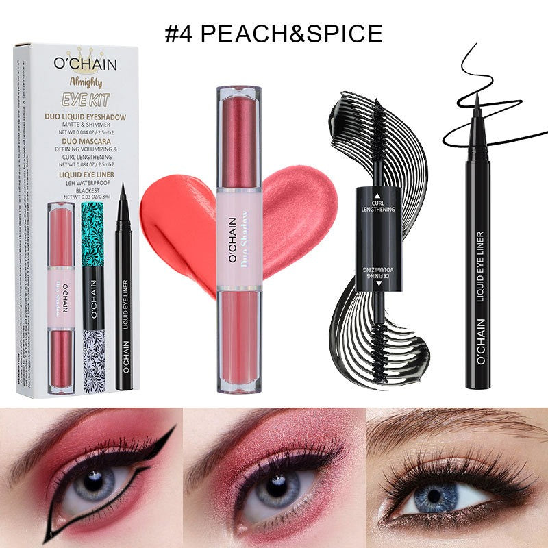 O'CHAI NMascara, long, thick, curling eyeliner